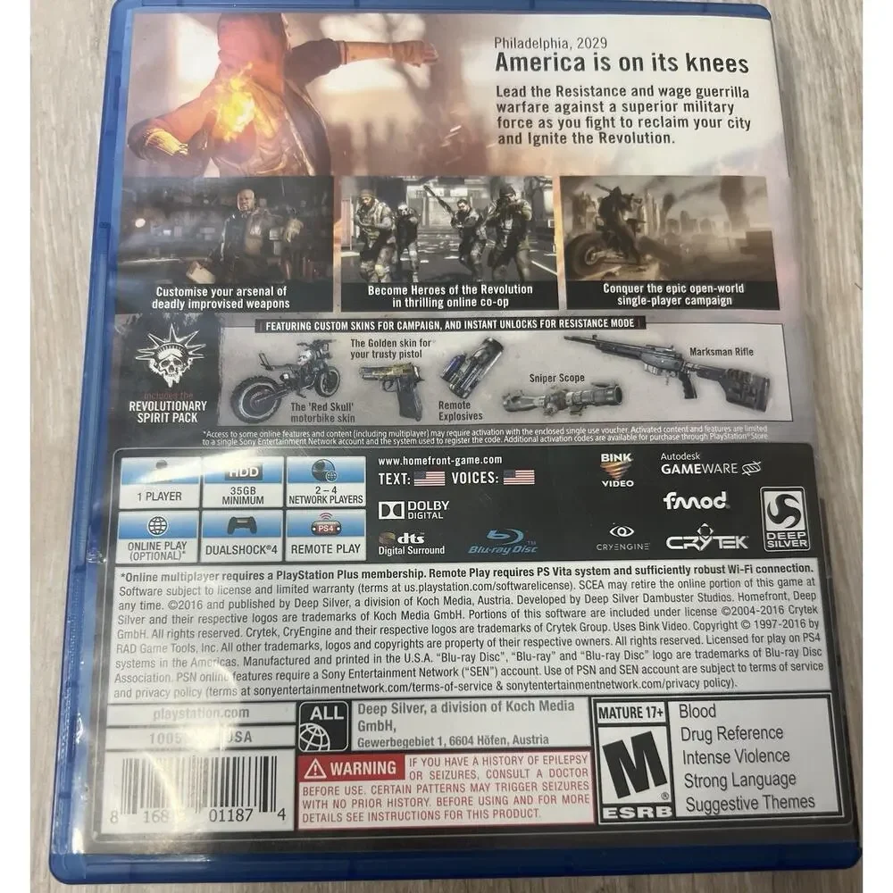 Homefront: The Revolution Replen - Sony PlayStation 4 Tested